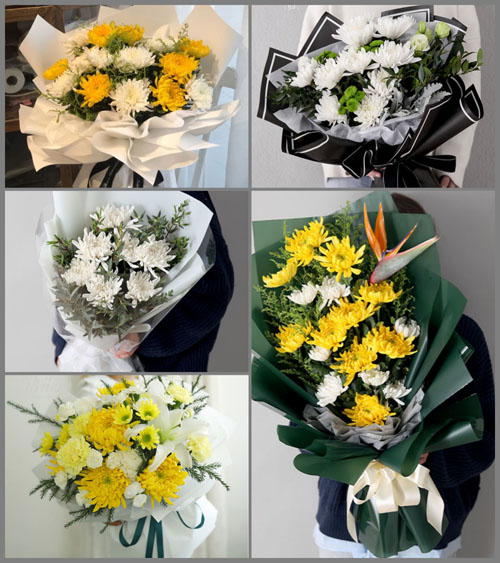 贵州毕节市黔西县沙井乡熊洞村白事花束代送